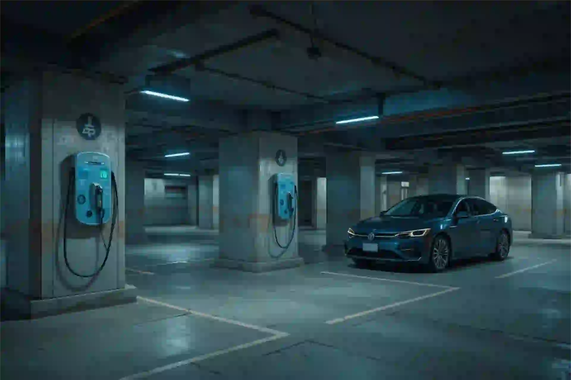 Installation borne de recharge à Cussac